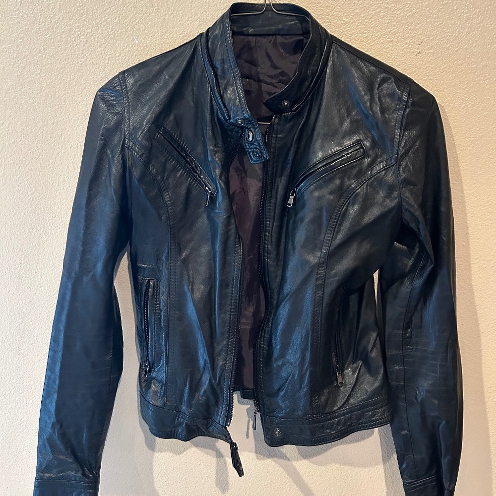 LAST CALL - Sabani Italian Leather Jacket | Size 44 (Extra Small)